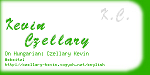 kevin czellary business card